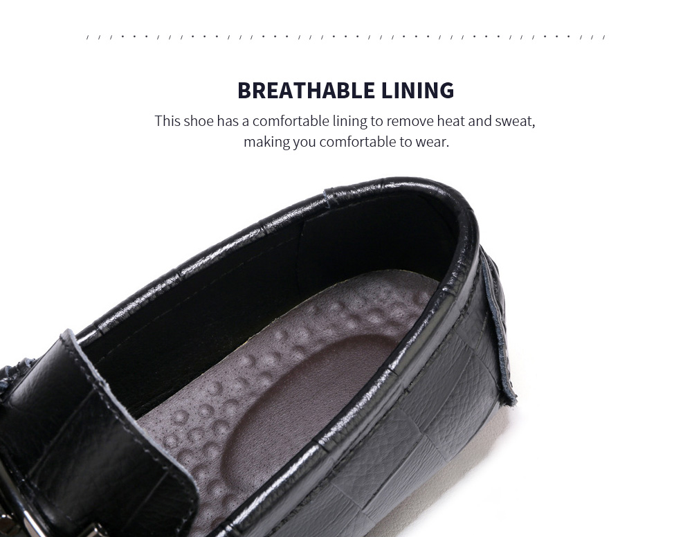 Men's Fashion Leather Soft-soled Casual Peas Shoes Lining Men's Fashion Leather Soft-soled Casual Peas Shoes Lining