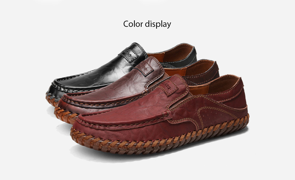 Spring and Autumn Large Size Men's Soft Leather Casual Shoes color Spring and Autumn Large Size Men's Soft Leather Casual Shoes color