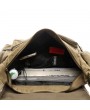 Vintage Casual Canvas Large Capacity Multi-pocket Crossbody Bag For Men