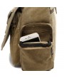 Vintage Casual Canvas Large Capacity Multi-pocket Crossbody Bag For Men