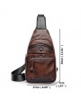 Vintage Casual Chest Bag Sling Bag Crossbody Bag For Men