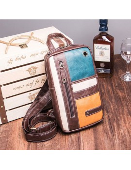 Vintage Casual Shoulder Bag Chest Bag Sling Bag Crossbody Bag For Men