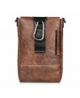 Vintage Multi-functional 6 Inch Phone Bag Waist Bag Multi-pocket Crossbody Bag For Men