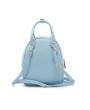 Faux Leather Cute Candy Color Shoulder Bag Backpack For Women