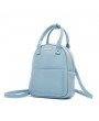 Faux Leather Cute Candy Color Shoulder Bag Backpack For Women